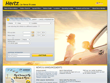 Tablet Screenshot of hertz.ua