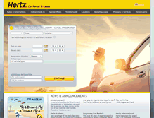 Tablet Screenshot of hertz.com.cy