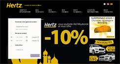 Desktop Screenshot of hertz.ma
