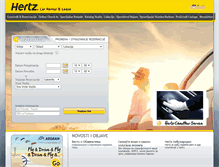 Tablet Screenshot of hertz.rs